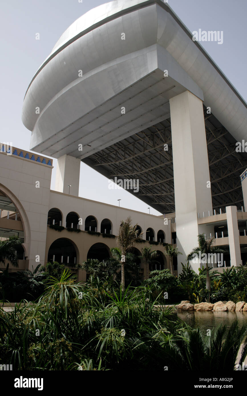 Dubai Mall of the Emirates ski area from outside ski Dubai. Photo by Willy Matheisl Stock Photo