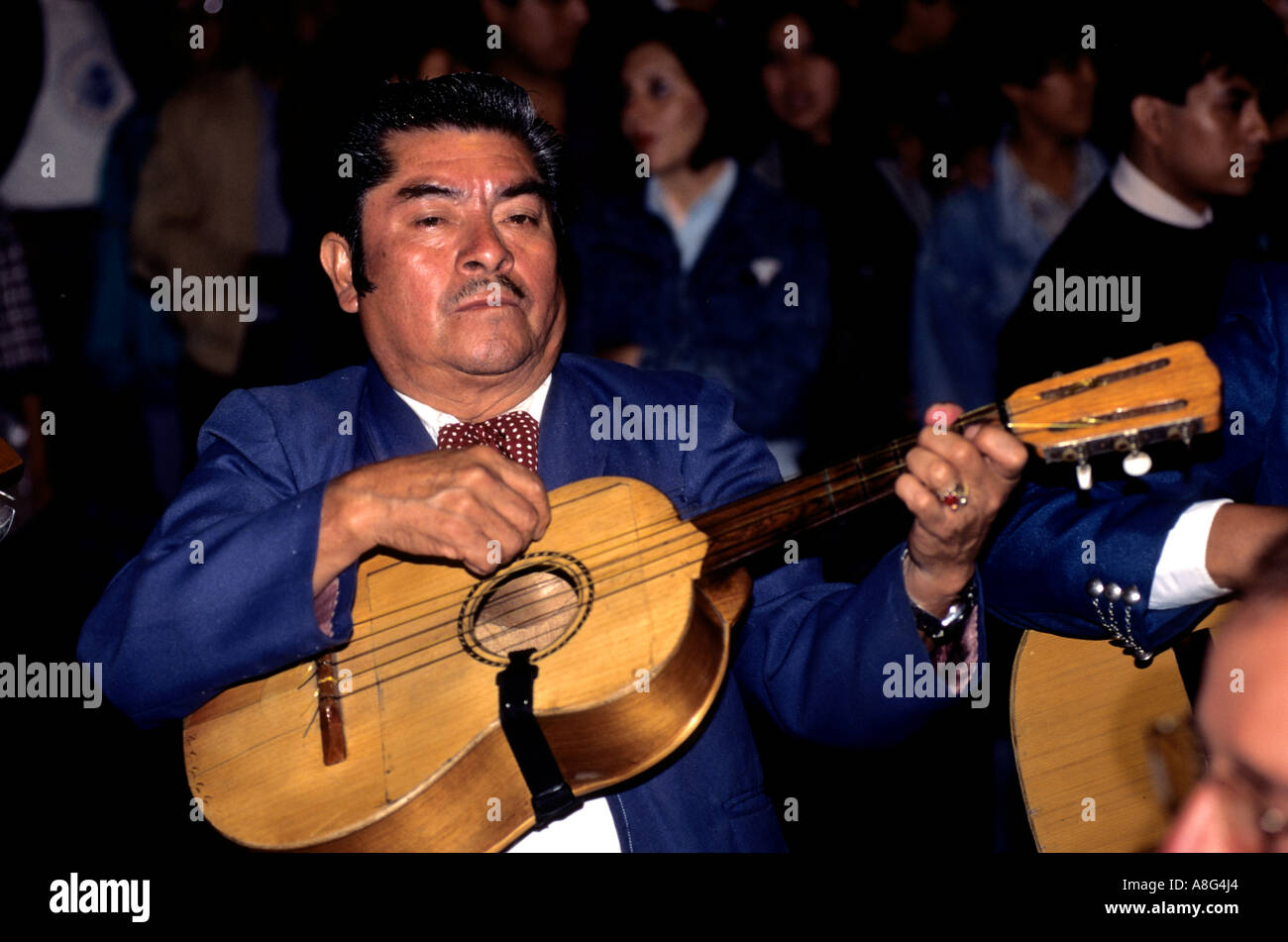 Mexico Mexican mariachi music quitar musician Stock Photo