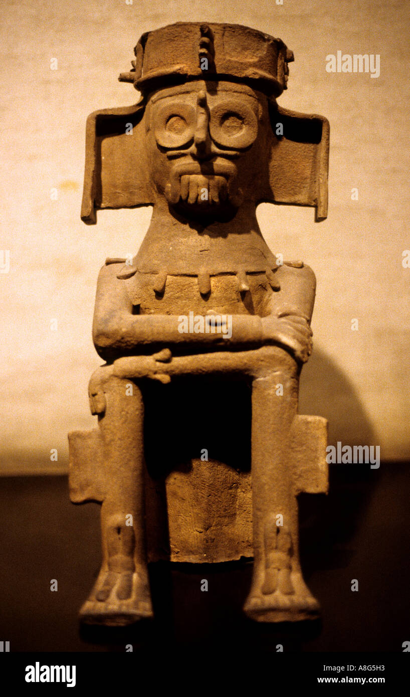 National Anthropology Museum Mexico City Stock Photo