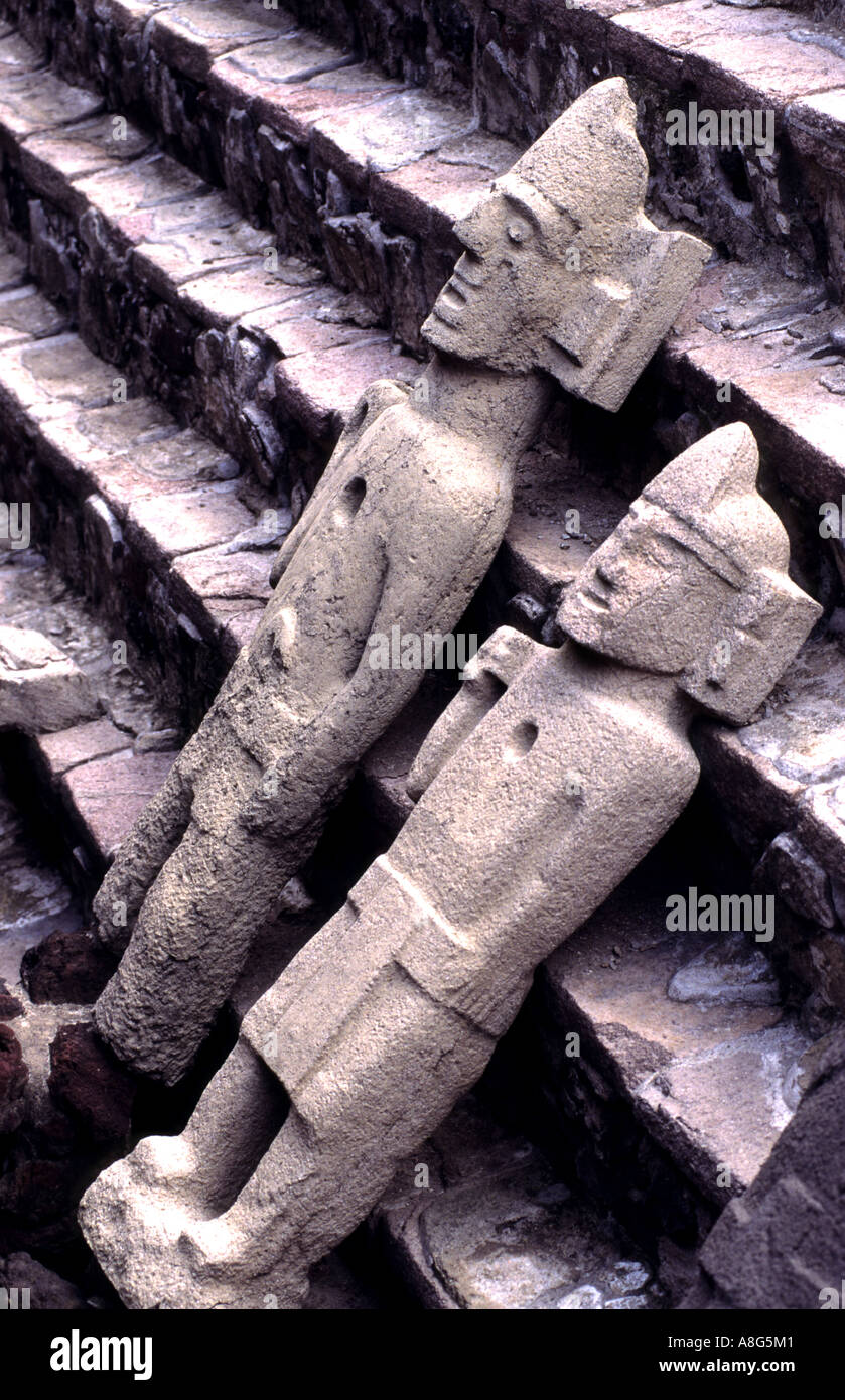 Aztec National Anthropology Museum Mexico City Stock Photo