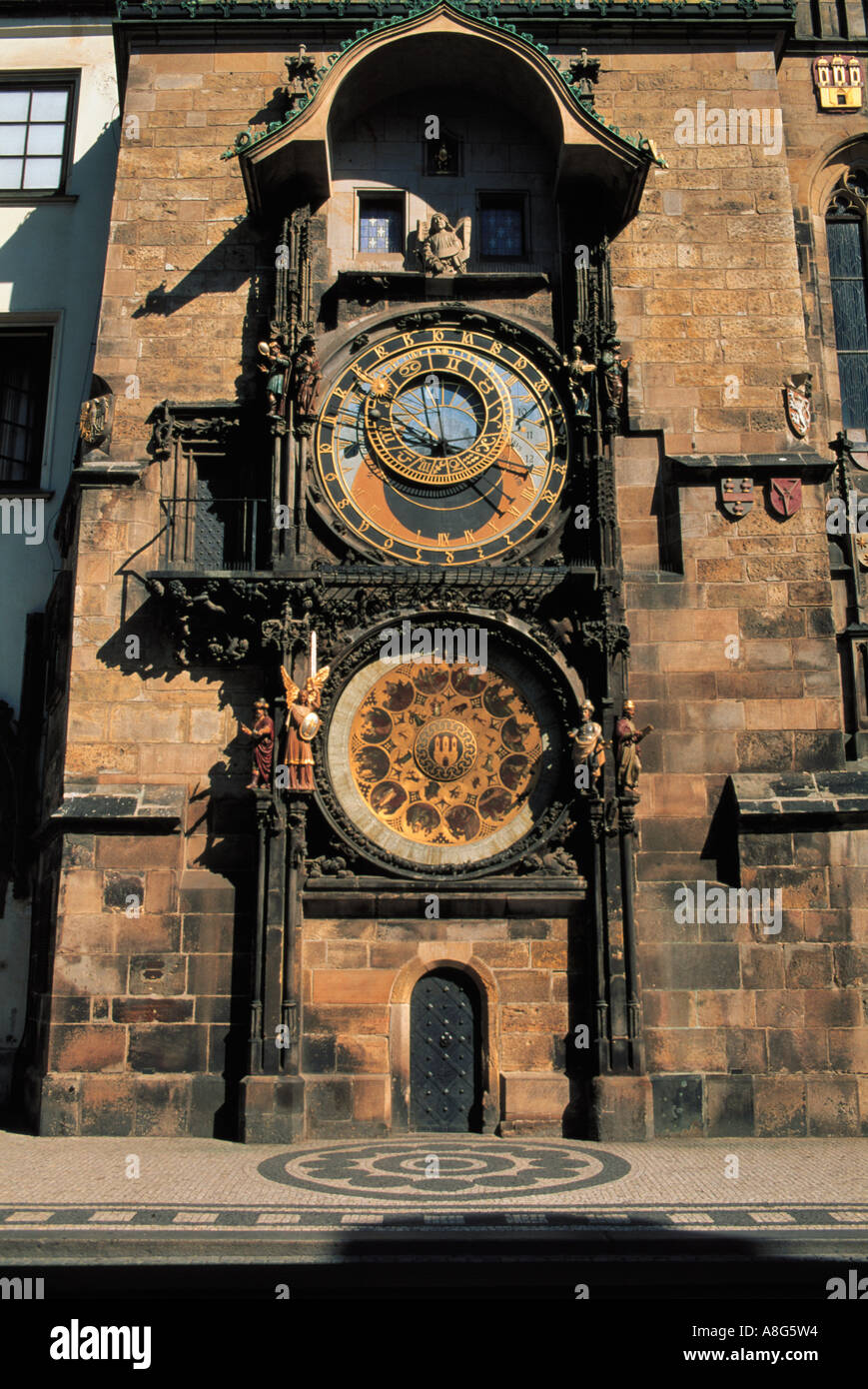 astronomical/astrological clockwork, Prague, Czech Republic Stock Photo ...