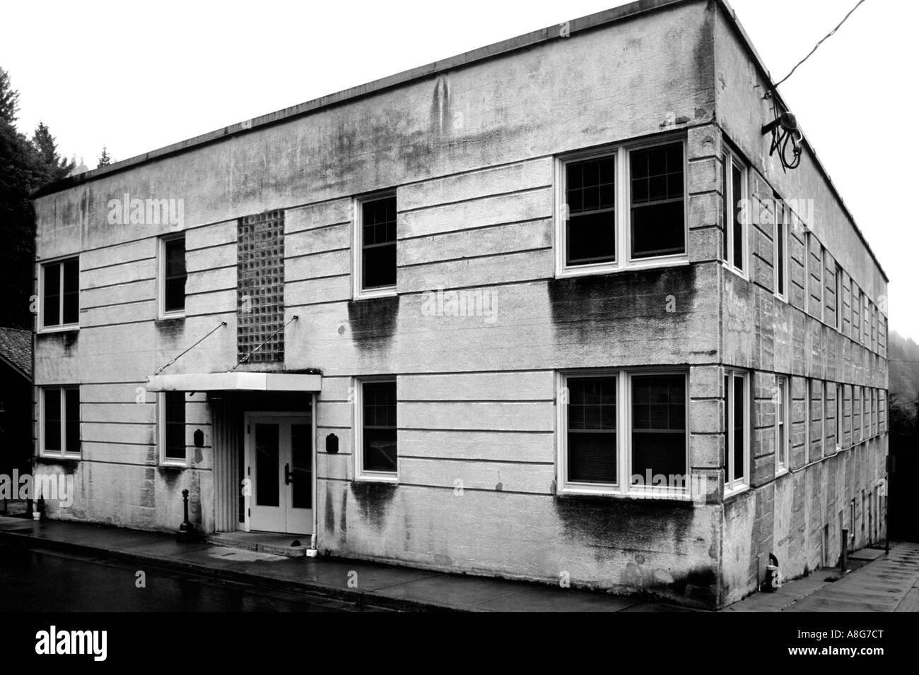 1950s apartment building juneau alaska usa stock photo alamy