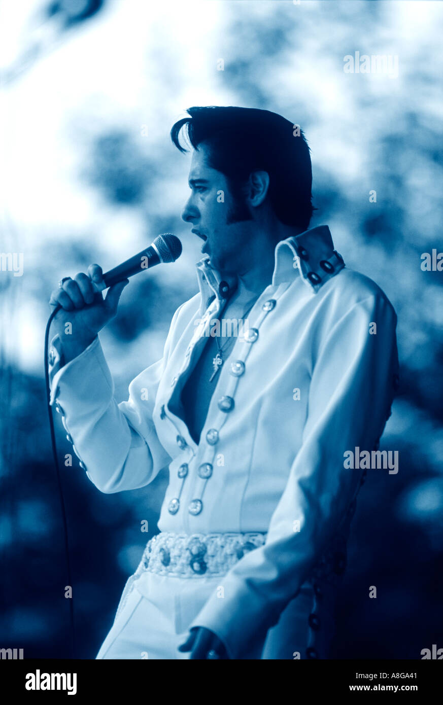 Elvis festival annual event Canada Collingwood Stock Photo Alamy