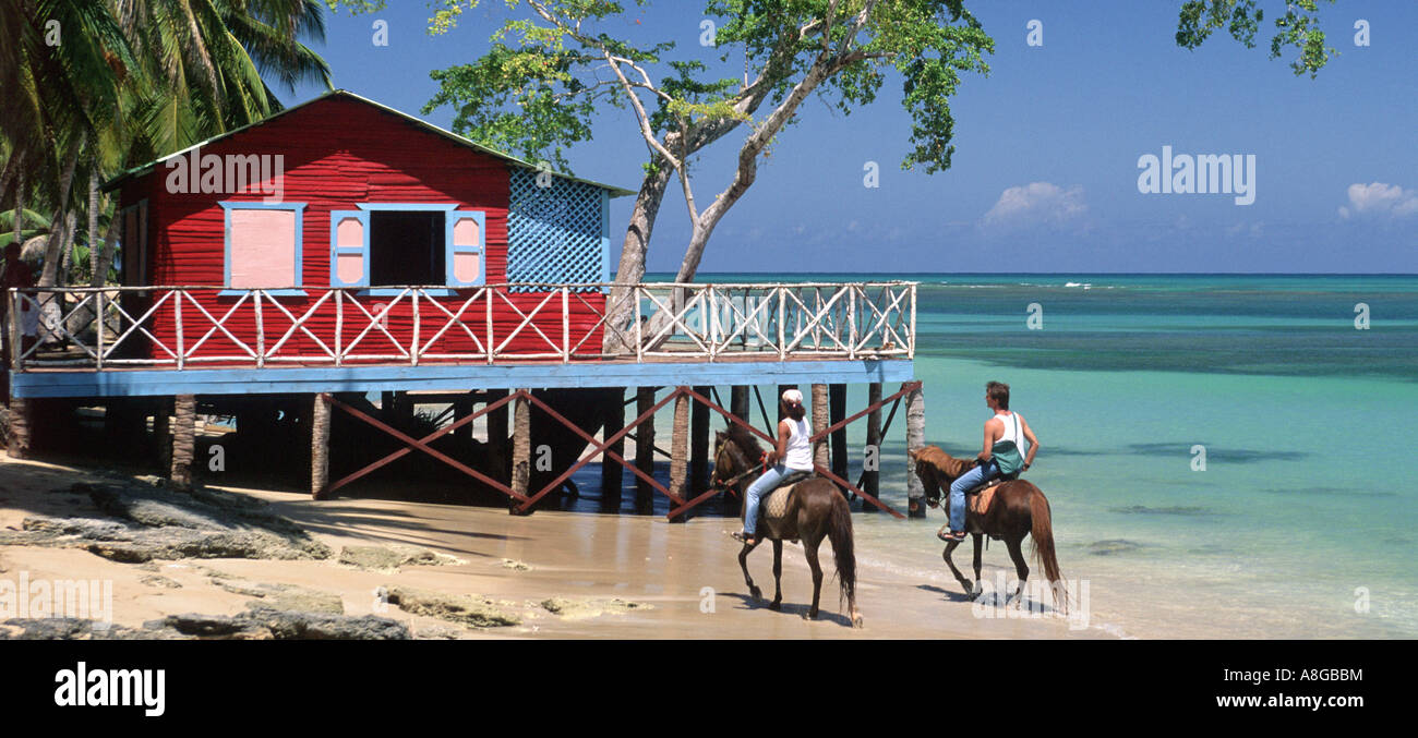 Beach of Punta Bonita. Dominican Republic. West indies Stock Photo