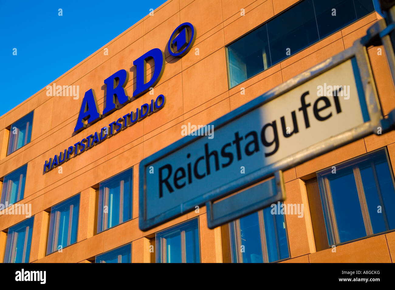 ARD Radio and TV Studio in Berlin Germany Deutschland Stock Photo - Alamy