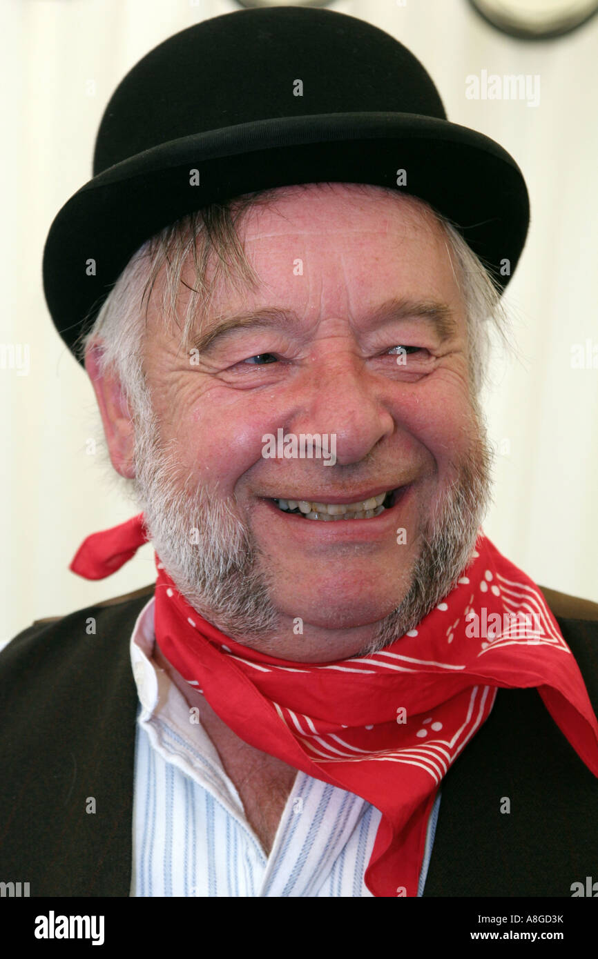 Narrow boat enthusiast wearing a bowler hat] Stock Photo - Alamy