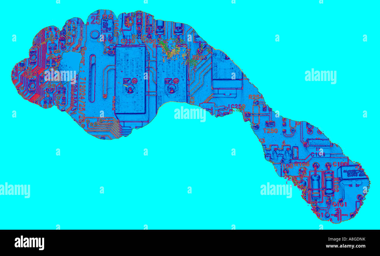 Electronic footprint concept Stock Photo - Alamy