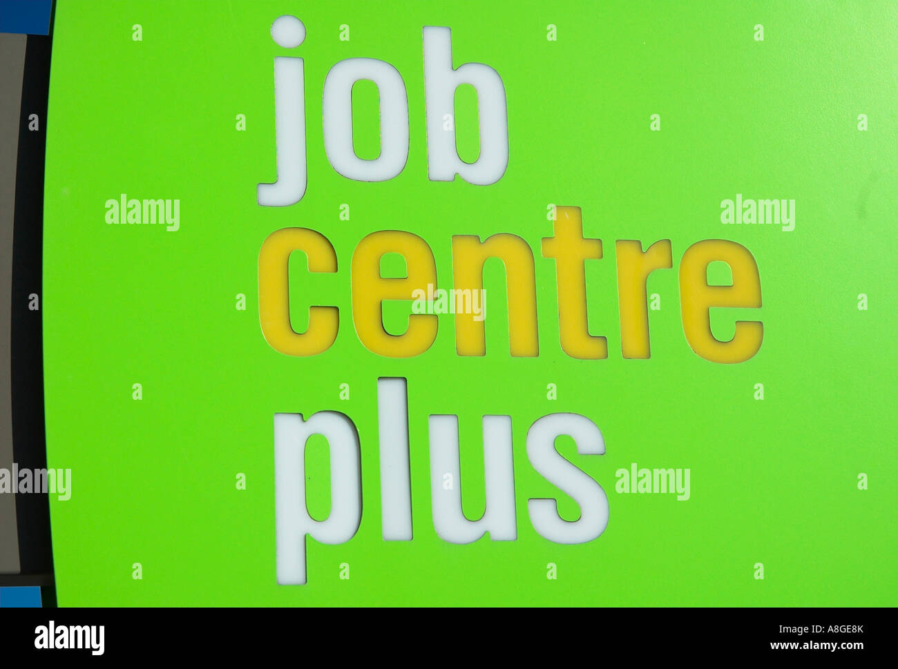 Jobcentre Plus sign Stock Photo Alamy