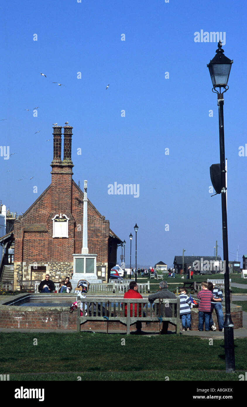 Yaughting Pond At Aldeburgh in Suffolk in the uk Stock Photo