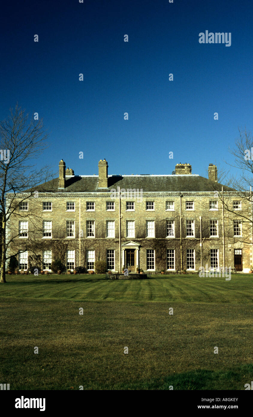 Benacre Hall (Rear Of House) in Suffolk in the uk Stock Photo