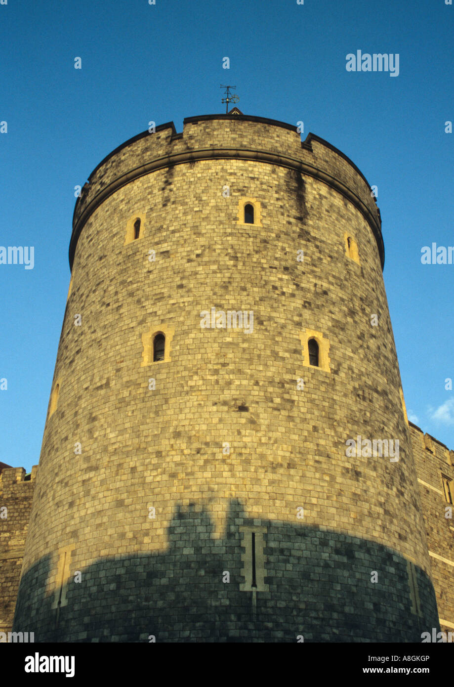 Turret At Windsor Castle in the uk Stock Photo