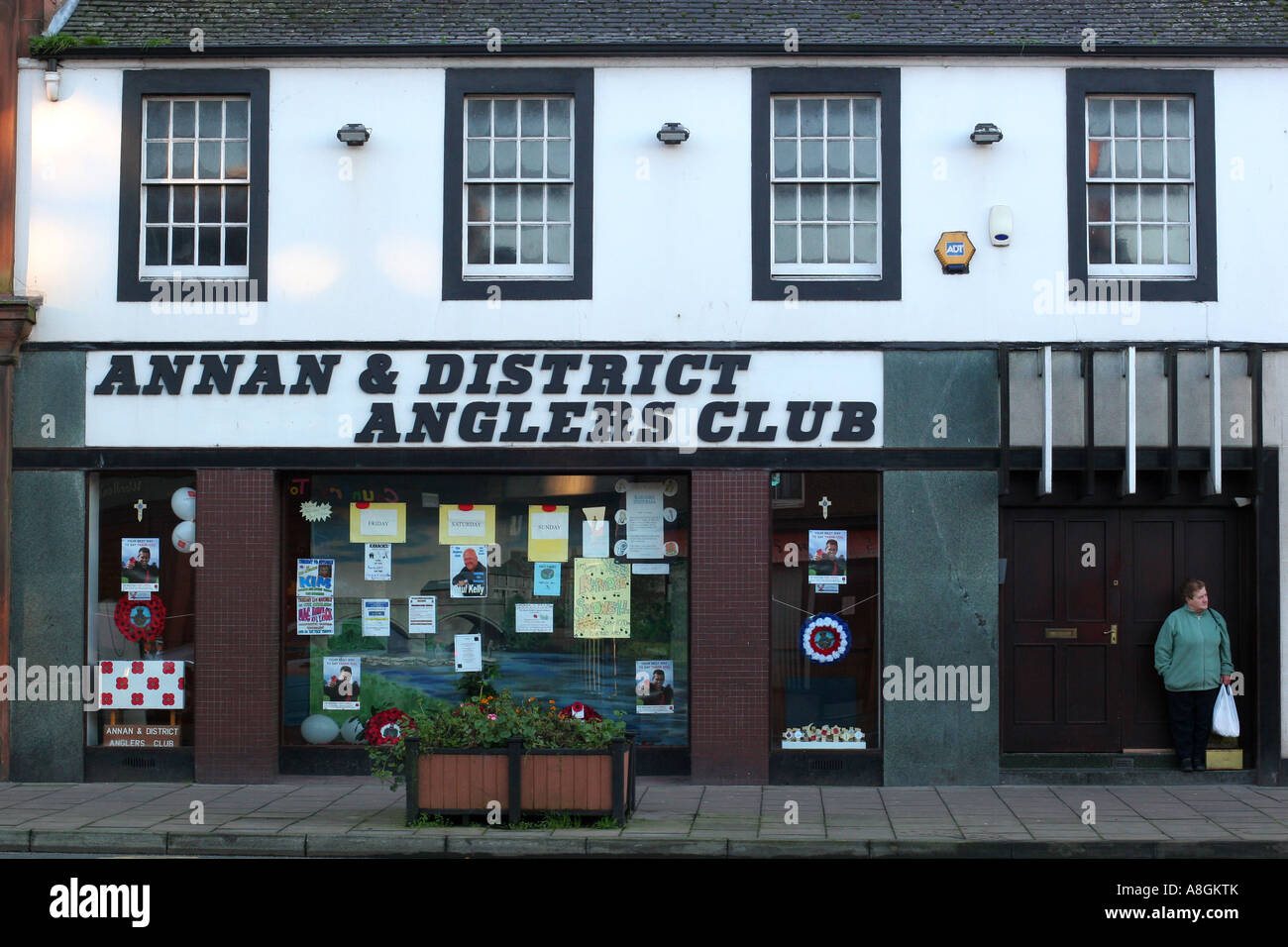 [Annan & District Anglers Club Building in Annan Scotland] Stock Photo