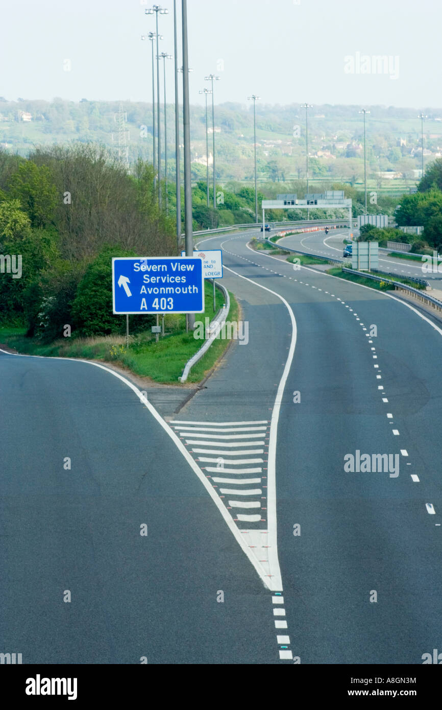 Motorway slip road sign uk hires stock photography and images Alamy