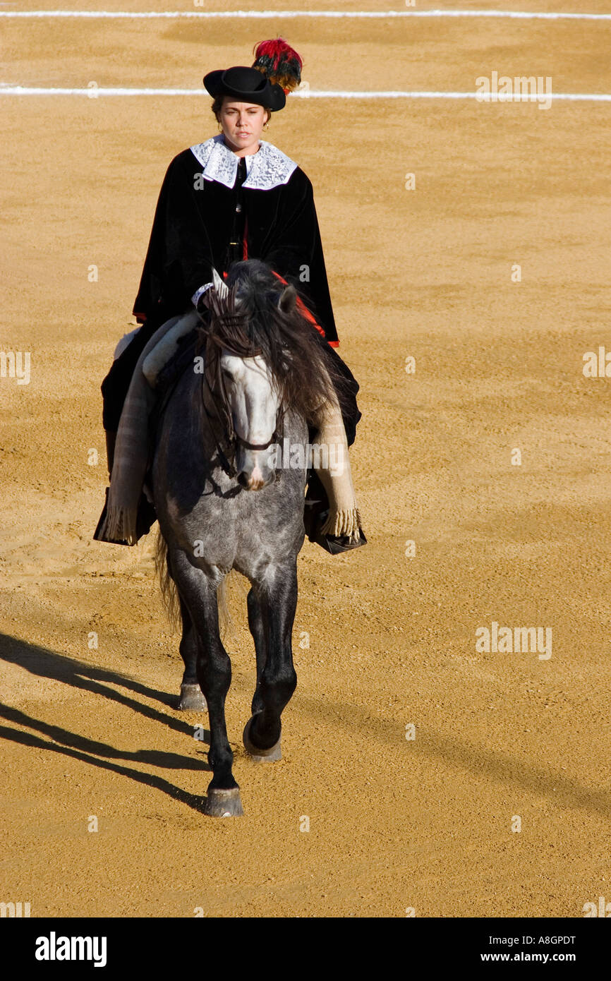 alguacilillo in a bullfight Stock Photo