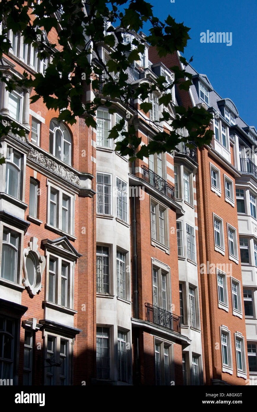 Offices and apartment buildings in Berkeley Street, Mayfair, London Stock Photo