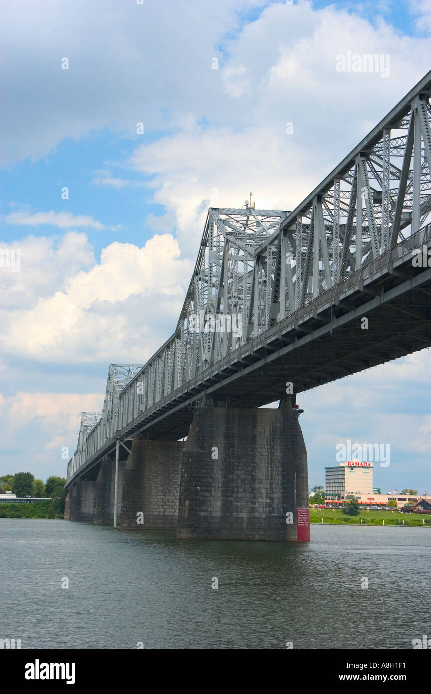 George Rogers Clark Memorial bridge over the Ohio River in Louisville
