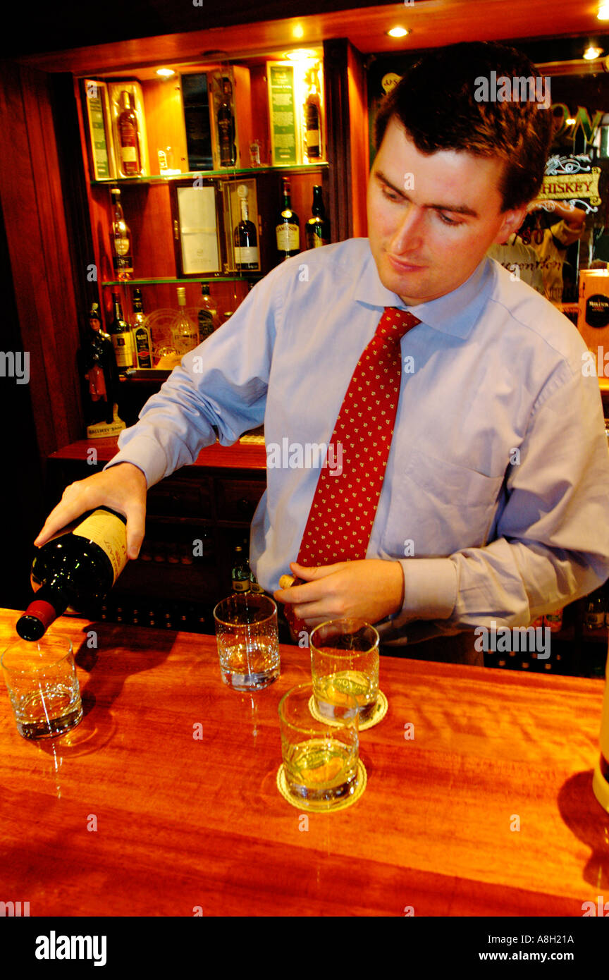 Ireland, County Cork, Old Midleton Distillery, Whiskey tasting Stock
