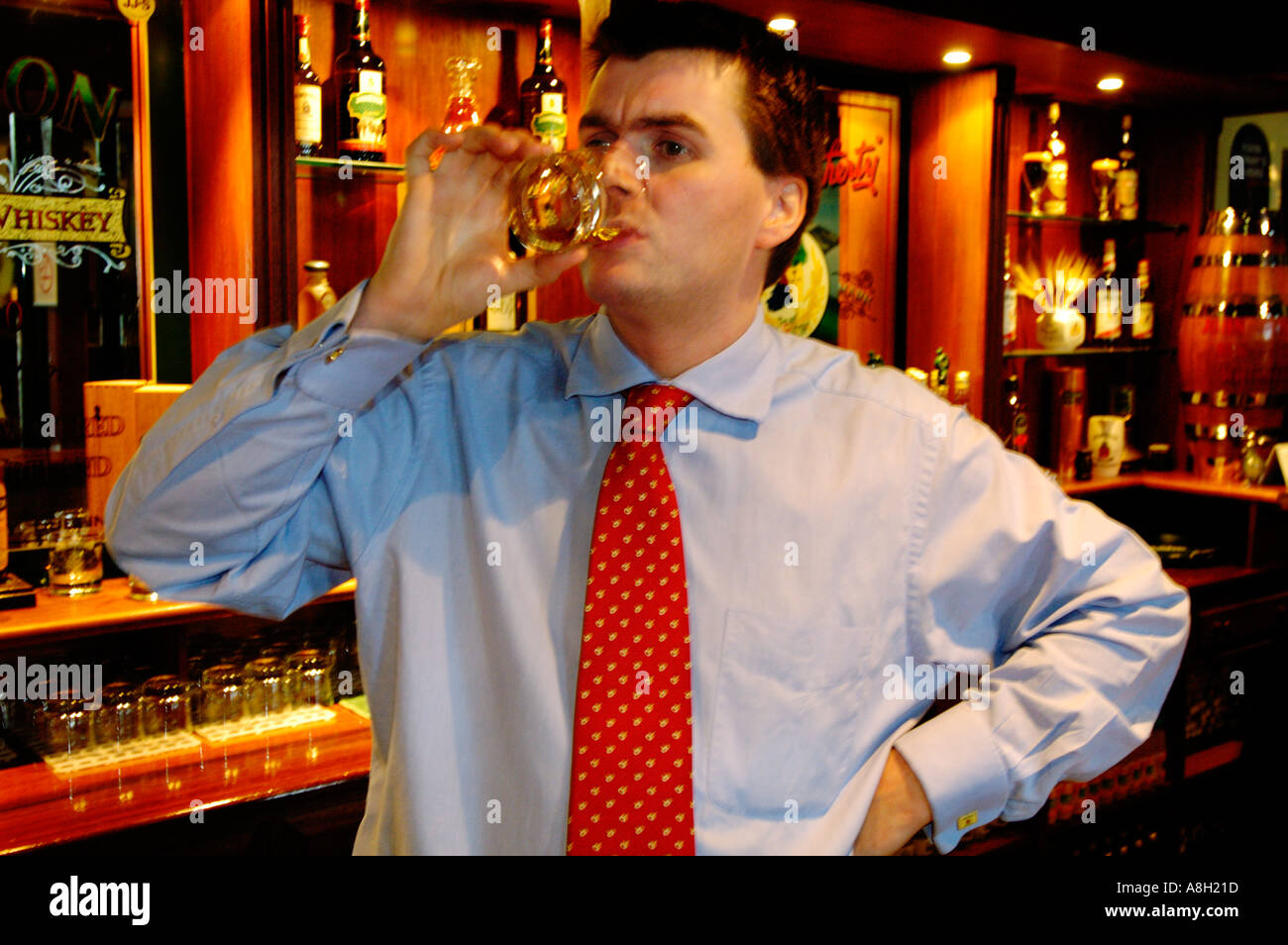 Ireland, County Cork, Old Midleton Distillery, Whiskey tasting Stock