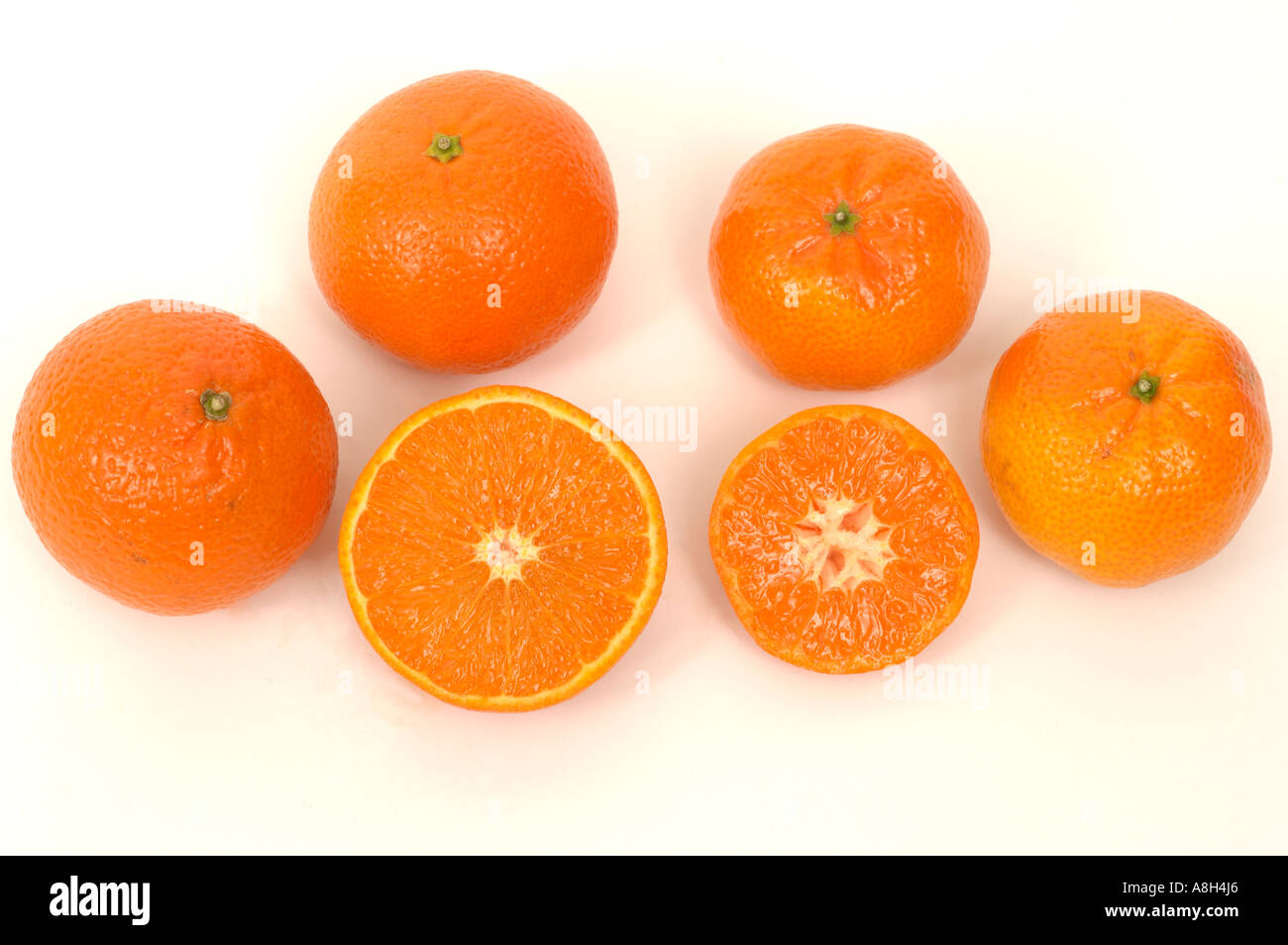 Satsumas clementines supermarket bought and in normal shop condition