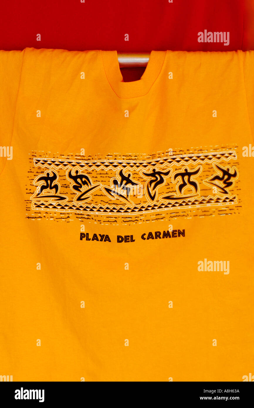 Mexico, Playa del Carmen, Tee shirt Stock Photo