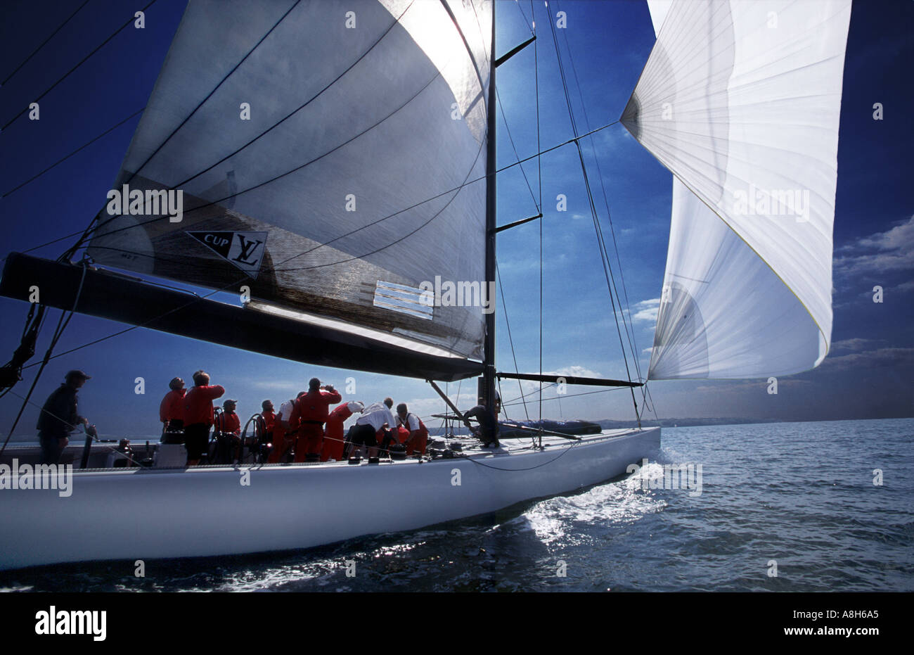12 Meter Racing 12 metre yachts hi-res stock photography and images - Alamy