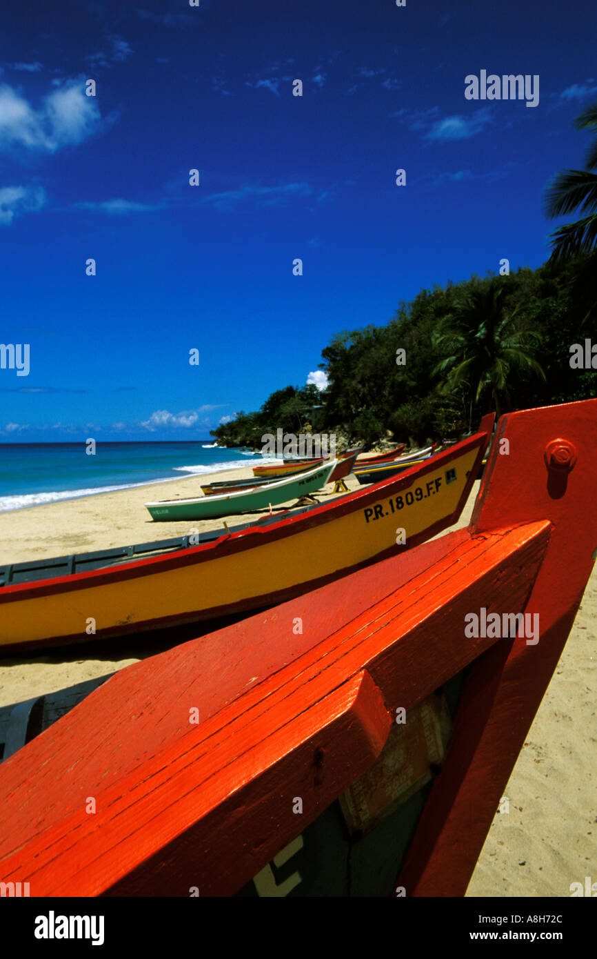 Puerto Rico, Aguadilla, Fishing boats, Crashboat Beach Stock Photo Alamy