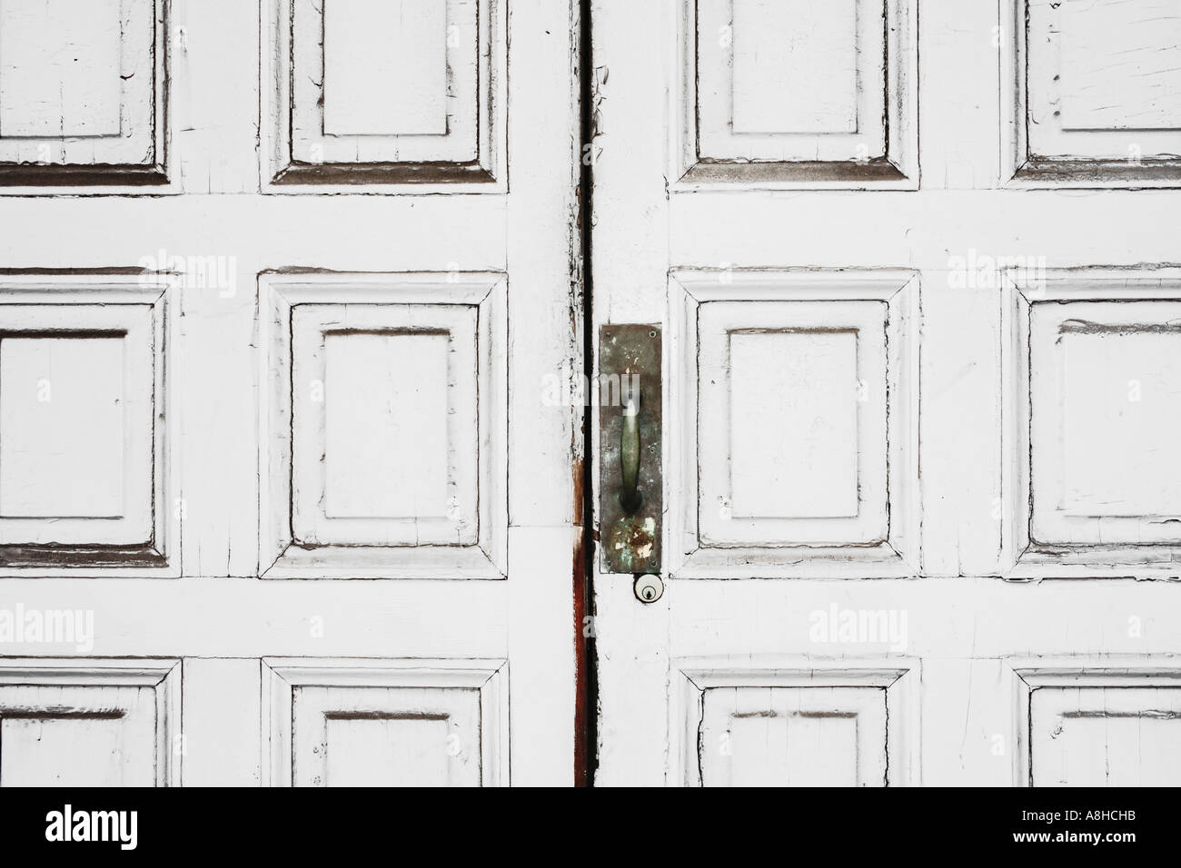 Detail Of Wooden Door Stock Photo
