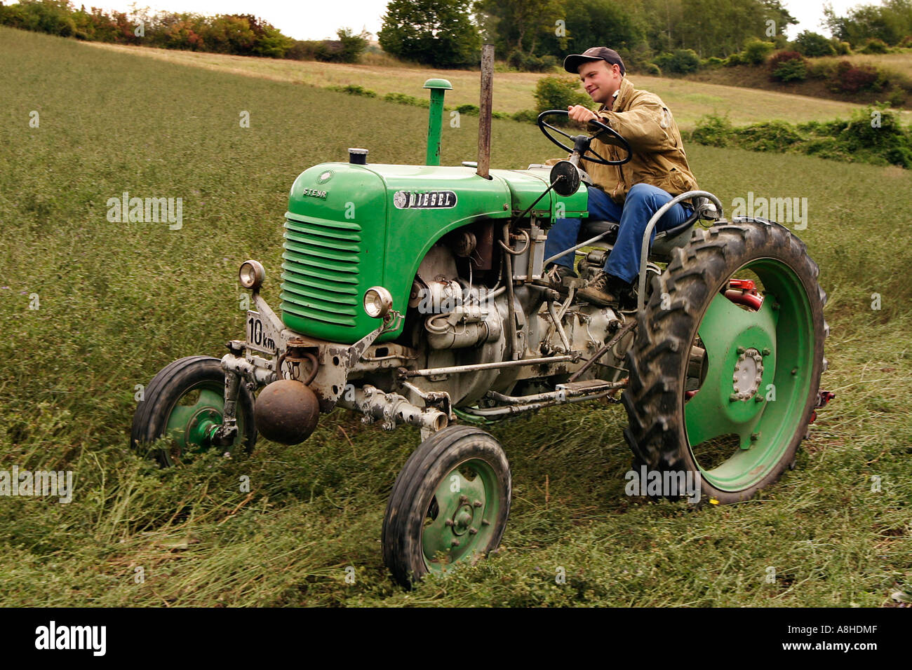 Old steyr tractor Stock Photo - Alamy