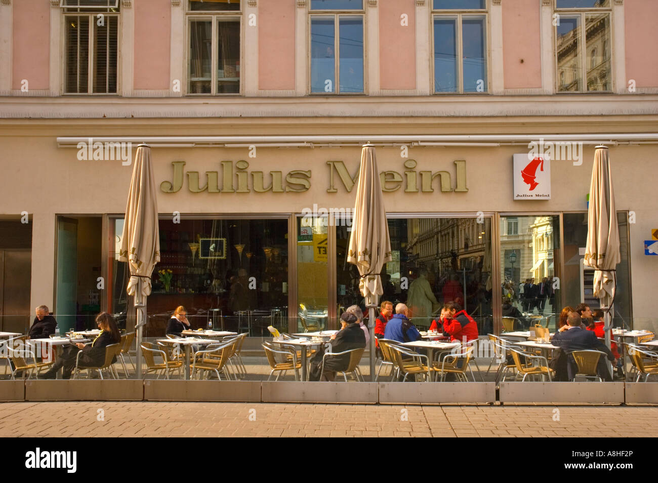 Julius Meinl cafe in Graben central Vienna Austria EU Stock Photo - Alamy