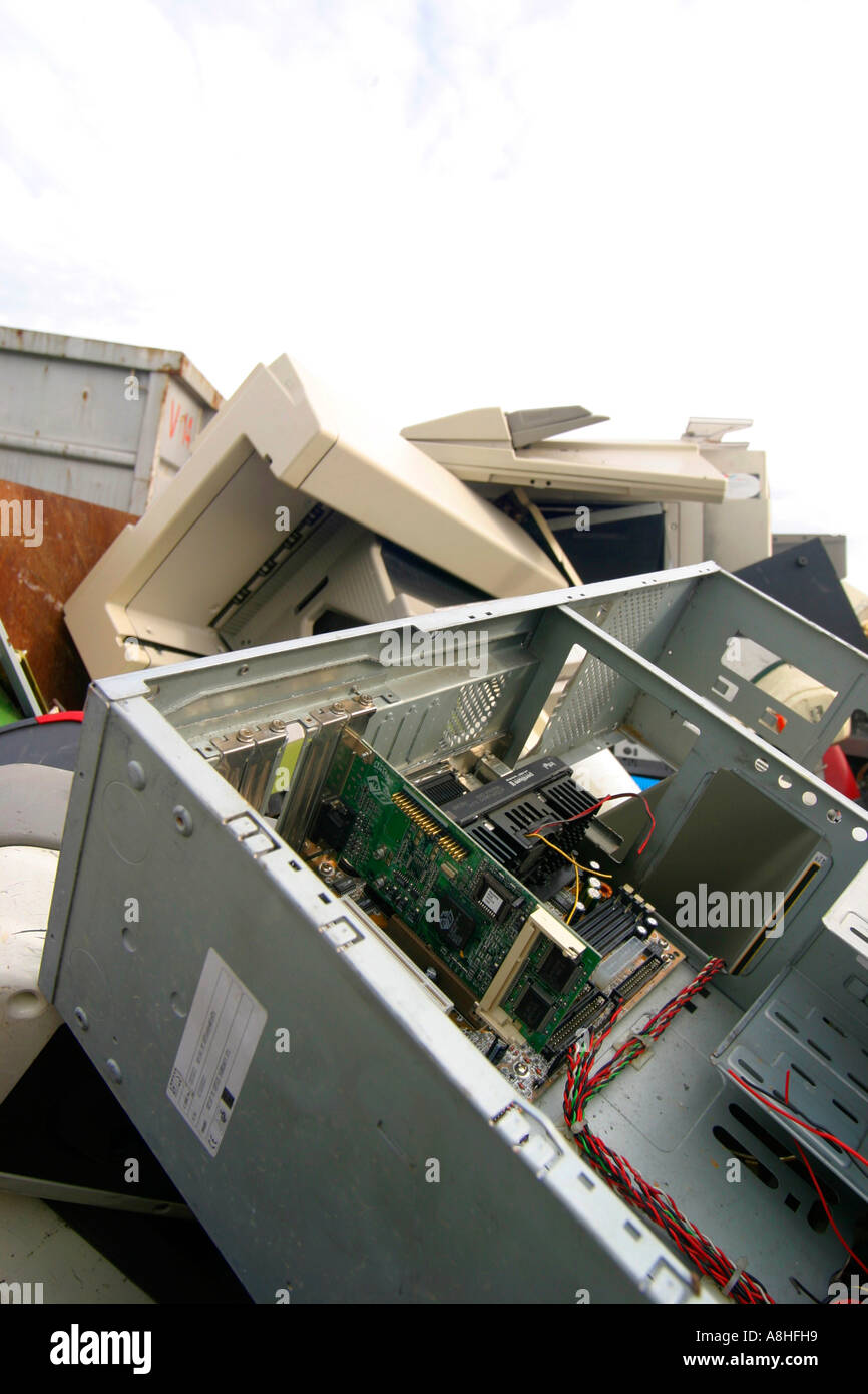 Electrical garbage Stock Photo