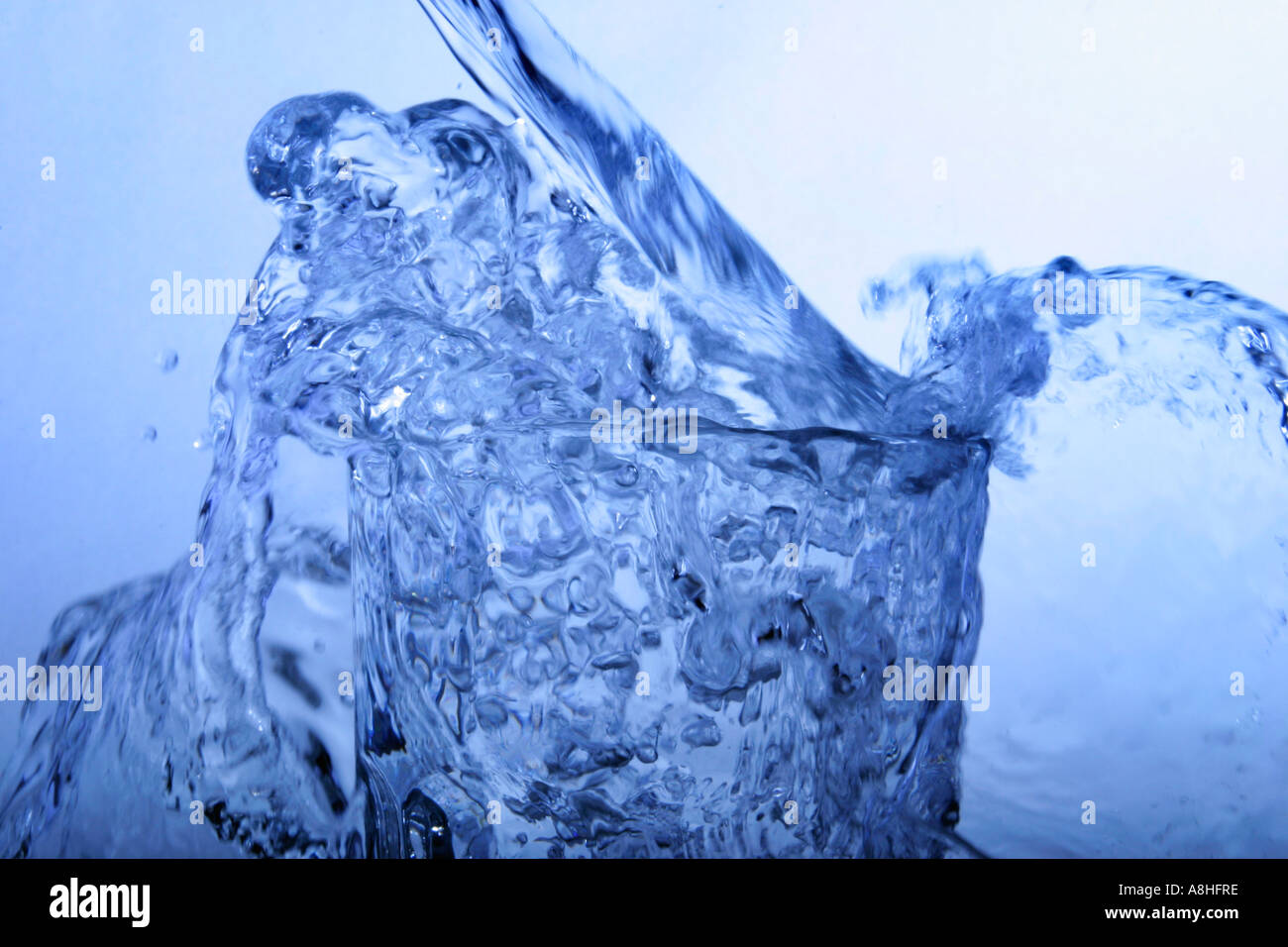 Glass water Stock Photo