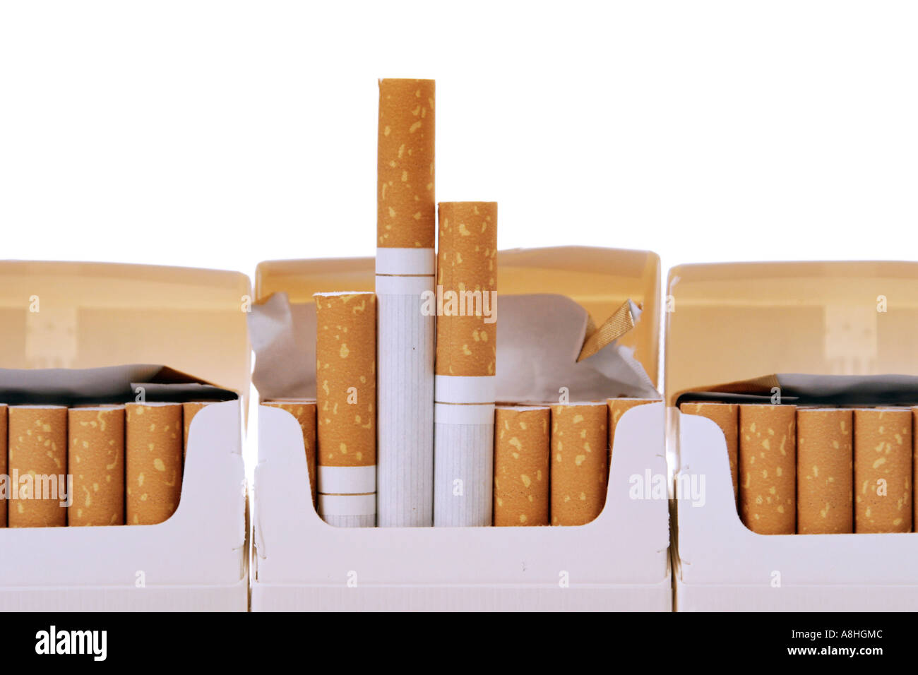Cigarette packet Stock Photo