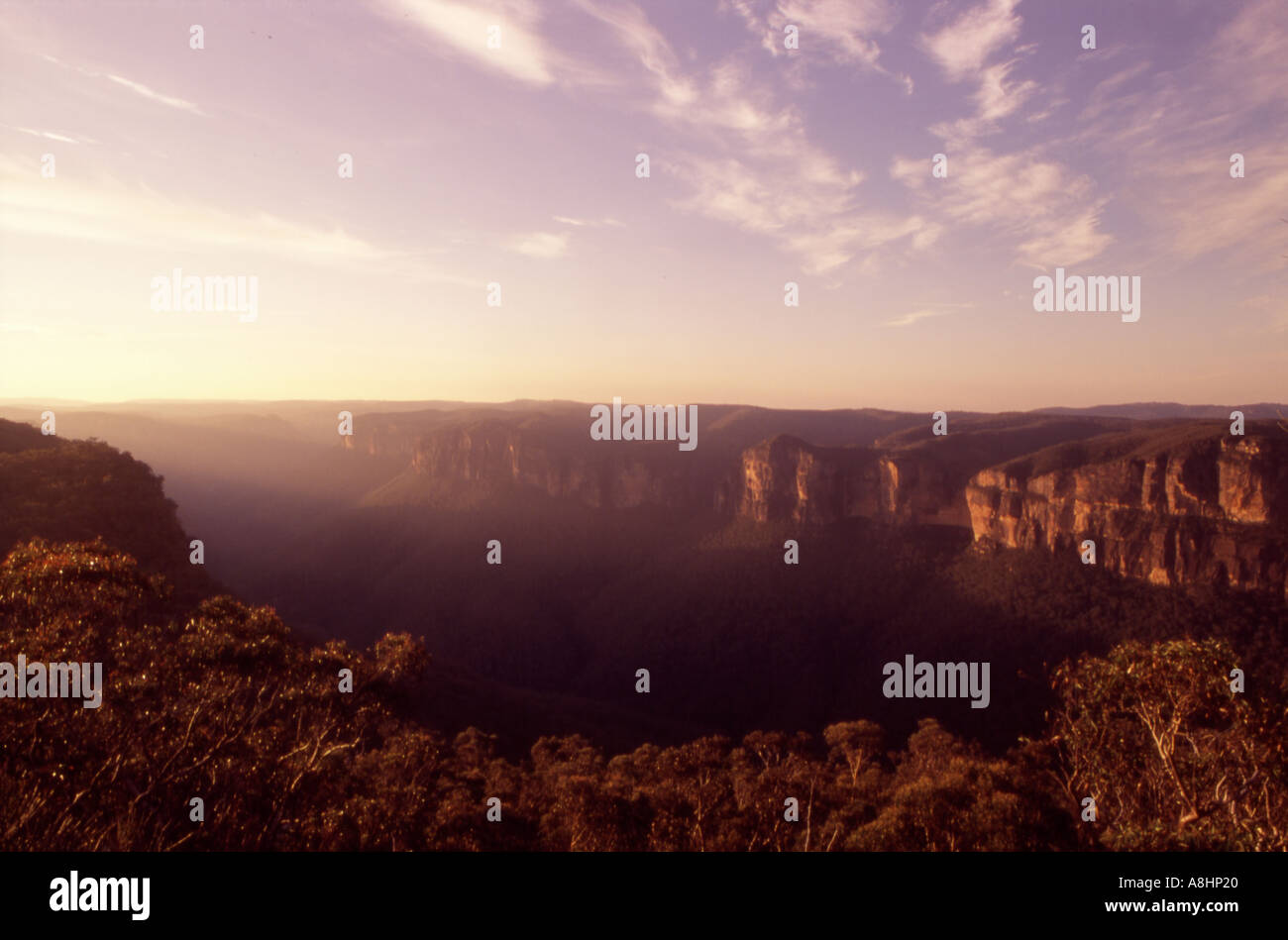 Grose valley blue mountains hi-res stock photography and images - Alamy