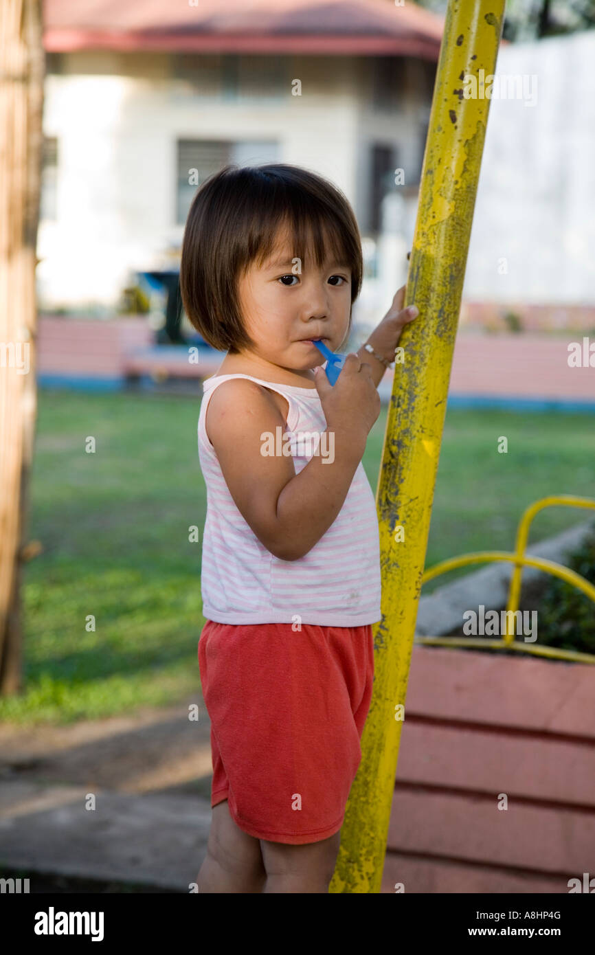 Filipino Girl, Portrait Stock Photo