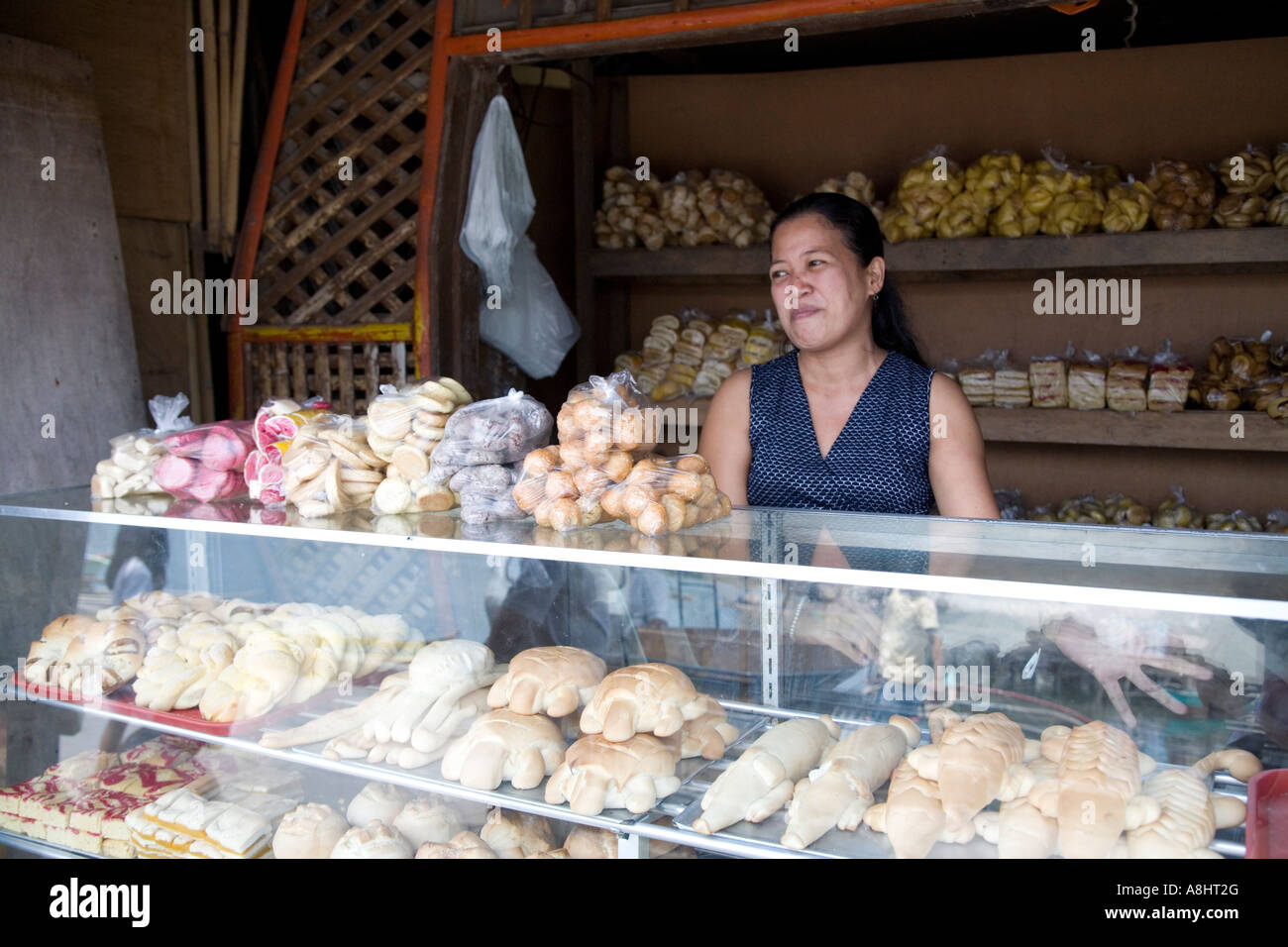 Filipino Bakery, Pilar, Southern Luzon, Philippines Stock Photo Alamy