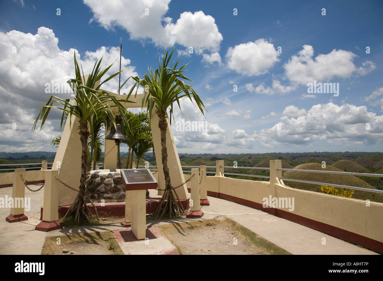 Chocolate Hills Lookout Point, Chocolate Hills, Bohol, Philippines Stock Photo Alamy