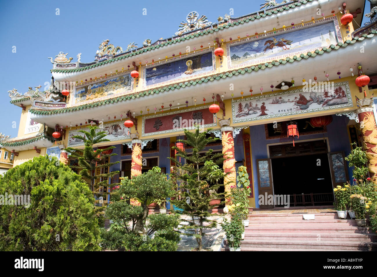 Mung Xuan Di Lac Chinese Congregation Hall, Hoi An, Vietnam Stock Photo