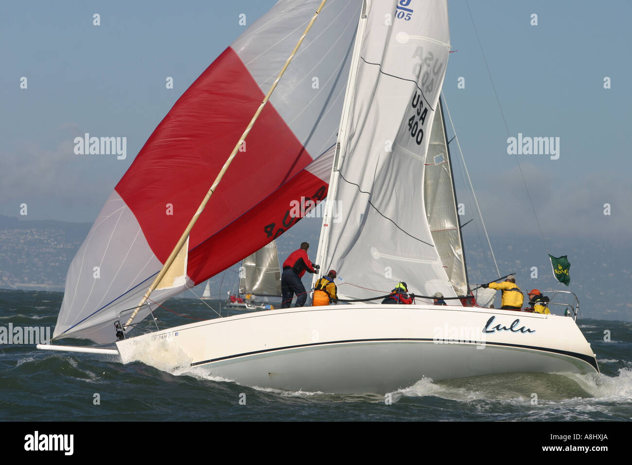 Yacht Racing in the USA J105 , Big boat series CA Stock Photo
