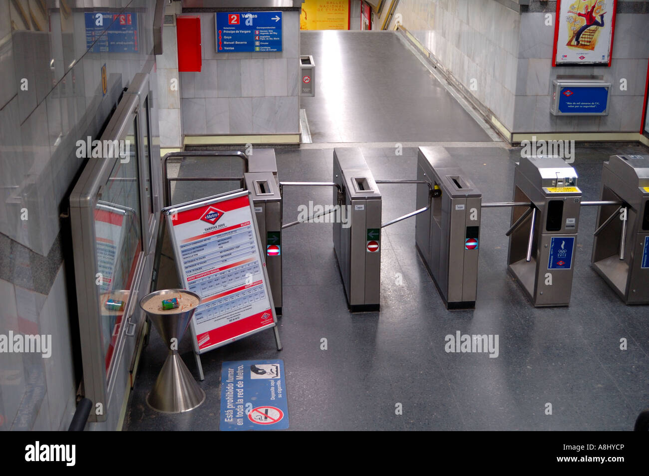 Capital city Madrid of Spain Metro station Retiro Stock Photo Alamy