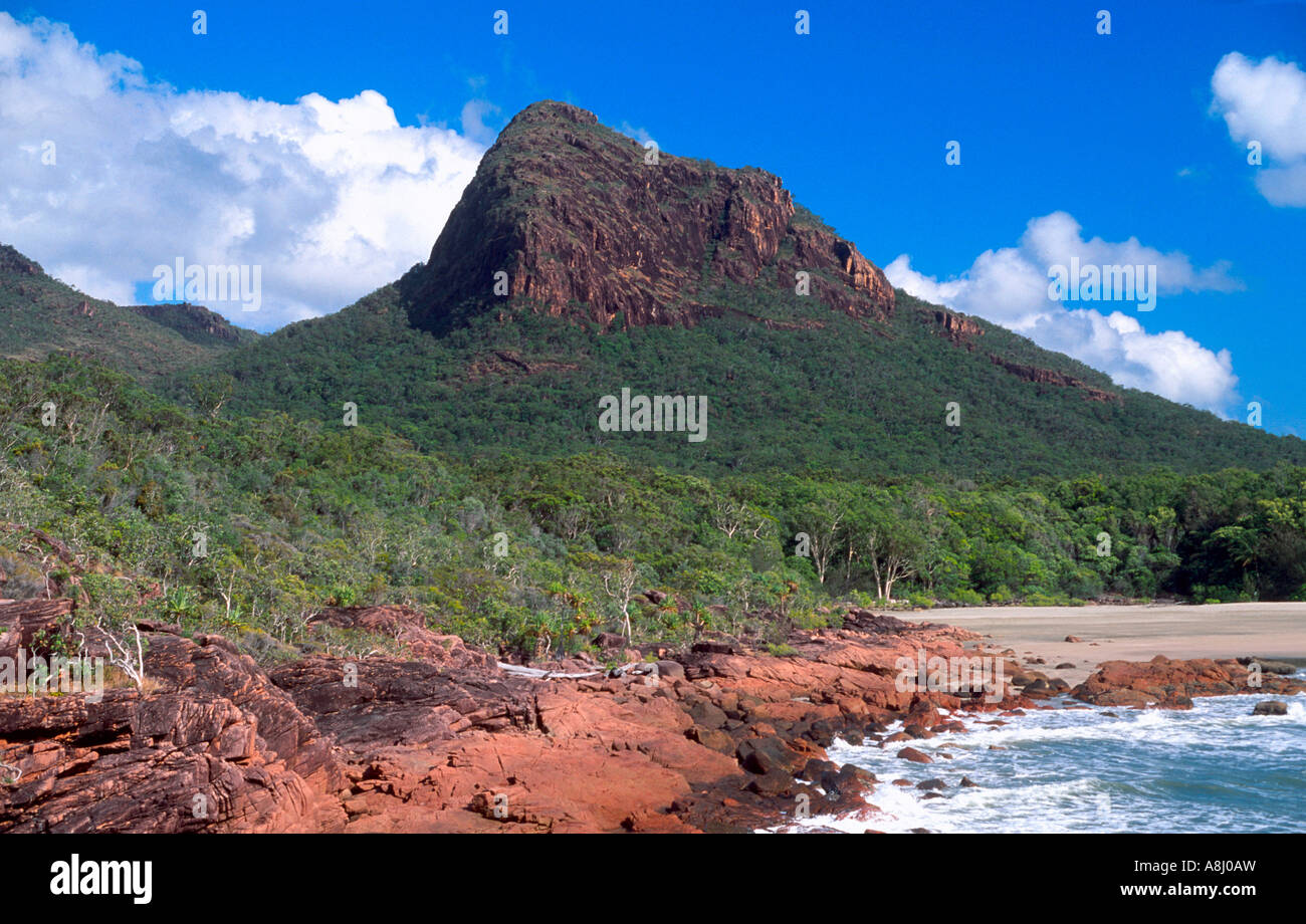 Boulder Bay, Hinchinbrook Island, Queensland Stock Photo