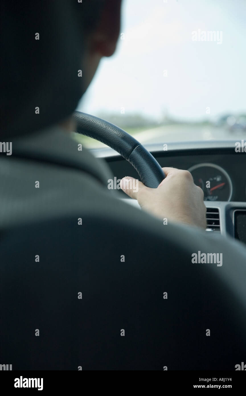 inner view of a car driving on highway Stock Photo - Alamy