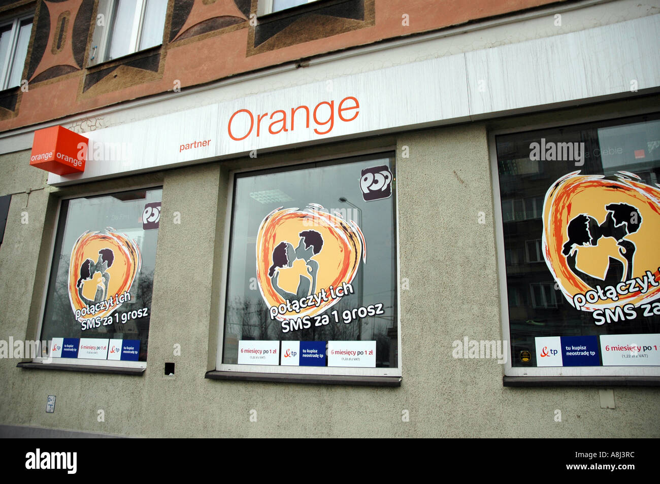 Orange mobile shop logo hires stock photography and images Alamy