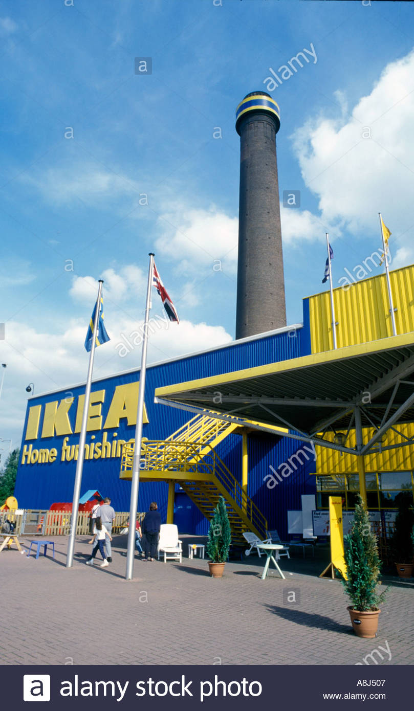Exterior of Ikea store Purley Way Croydon South London UK Stock Photo