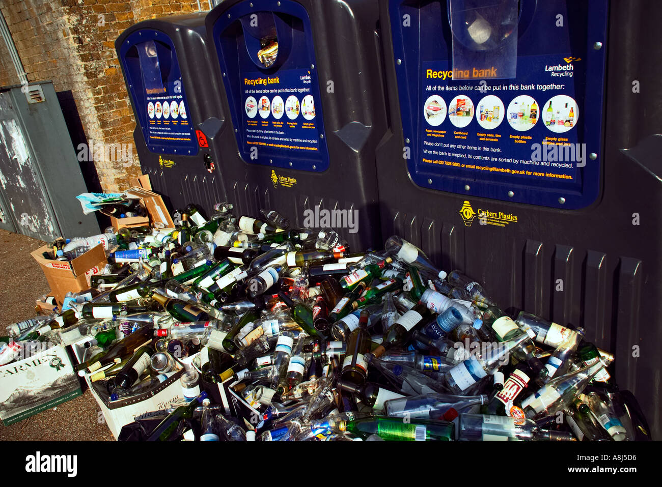 bottle glass recycle recycling environment waste Stock Photo Alamy