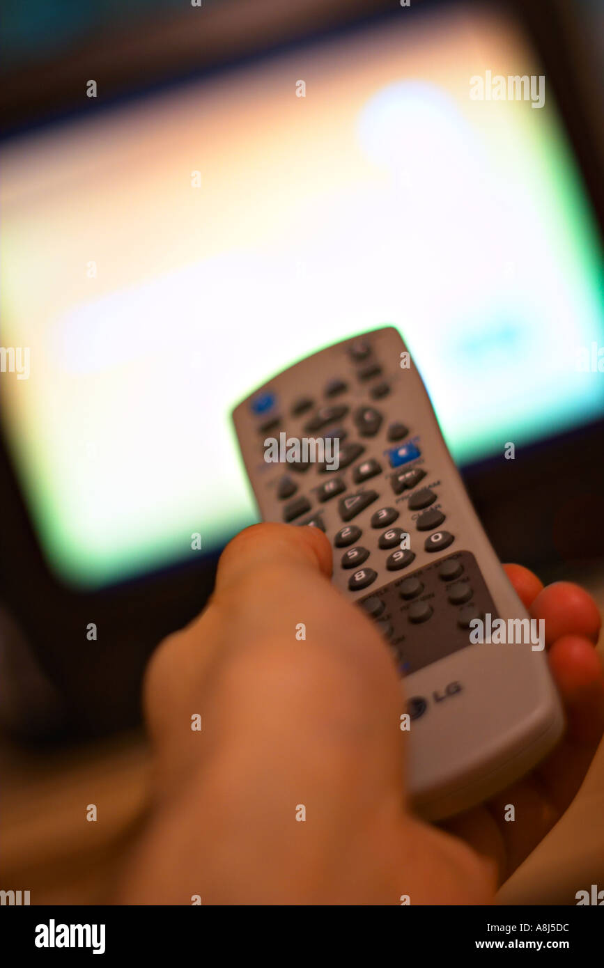 remote control watching watch tv telly television entertainment box