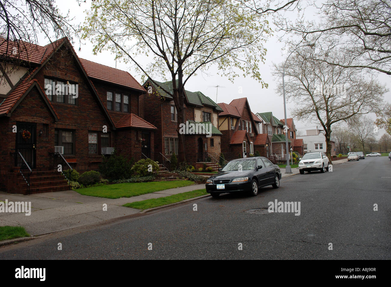 Homes in the Canarsie neighborhood of Brooklyn in NYC Stock Photo Alamy