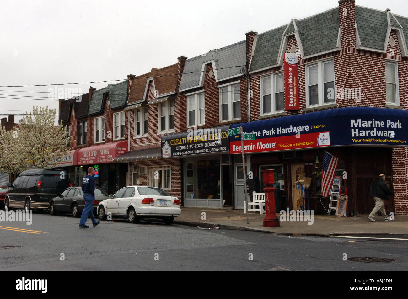 Homes in the Canarsie neighborhood of Brooklyn in NYC Stock Photo Alamy