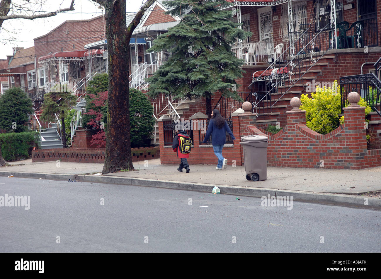 Homes in the Canarsie neighborhood of Brooklyn in NYC Stock Photo Alamy