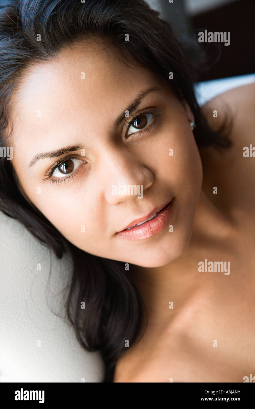 Attractive young hispanic woman hi-res stock photography and images - Alamy