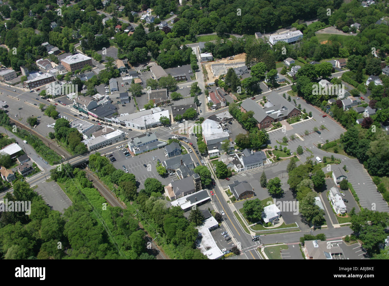 Aerial view of Bernardsville, New Jersey, U.S.A Stock Photo Alamy